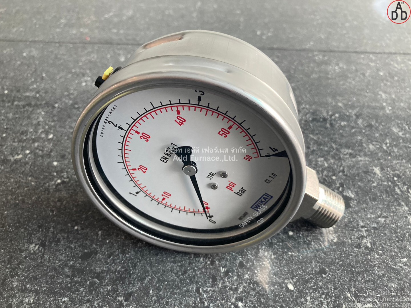 WIKA Pressure gauge 0-4bar(12)